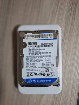 2.5" Hard disk ‐ 500GB - 3