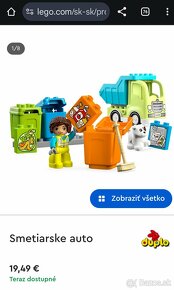 NOVÉ Lego Duplo smetiarske auto - 3