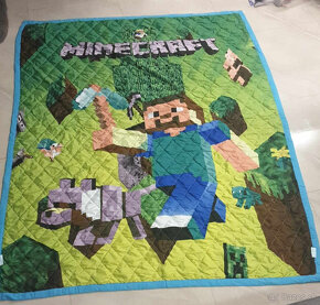 prehoz cez posteľ Minecraft  150 x 190 cm - 3