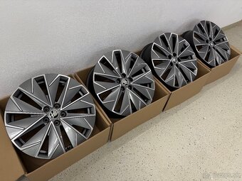 UPLNE NOVE ALU DISKY SKODA 5X100 R17 6.5JX17 ET 40 - 3