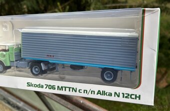 Škoda Liaz 706 MTTN s návesom Orličan Alka N12CH  1/43 - 3