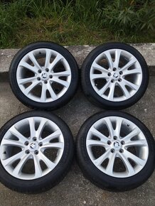 5x112 R17 original Skoda sada s pneu Dunlop - 3