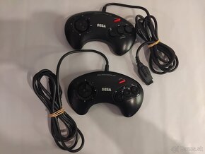 Sega Mega Drive 2 + 2 ovládače + 4 hry - Retro zábava - 3