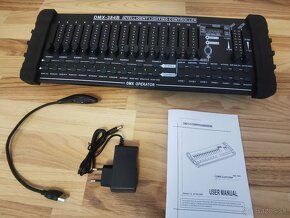 Dmx pult 384 s led osvetlením a MIDI ovládaním - 3