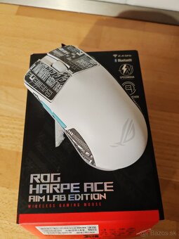 Predam nepoužívanu hernú mys Asus Rog Harpe Ice, zaruka - 3