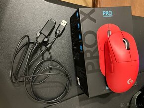 Logitech PRO X Superlight, červená - 3