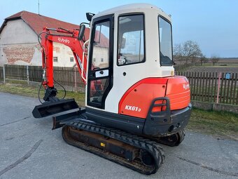 Minibagr Kubota KX61-3 hyd.svahovka+podkop,rok2011 - 3