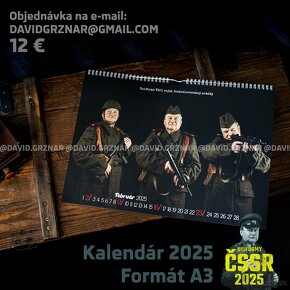 RETRO KALENDÁR 2025 Uniformy ČSSR - 3