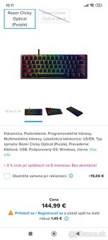 herná klávesnica Razer Huntsman Mini (Purple Switch) - 3