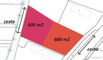 Stavebné pozemky 600 m2, blízko KE, K. Lipovec - 3