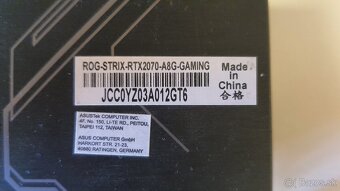 ASUS RTX 2070 8GB - 3