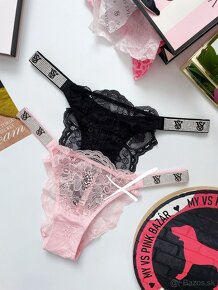 Victoria’s Secret shine strap nohavičky brazilky XS - 3