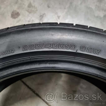 Letné pneumatiky 225/45 R19 BRIDGESTONE DOT2018 - 3