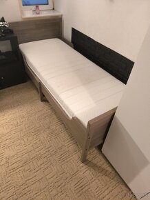 Predám detskú rastúcu posteľ IKEA + rošty + matrac 80x200 - 3