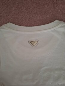 PRADA tričko biele - 3