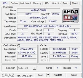 AMD A8 5600K /// FM2 / FM2+ - 3