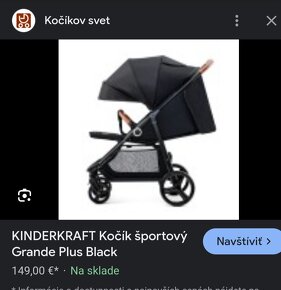 Novy sportovy kocik Kinderkraft Grande - 3