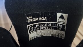 Detske snowboard topanky  Burton GROM BOA 28 - 3