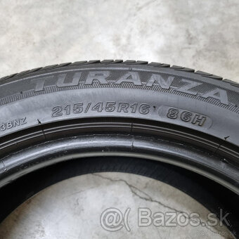 Letné pneumatiky 215/45 R16 BRIDGESTONE DOT4117 - 3