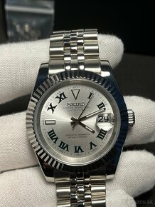 Seiko mod Datejust Wimbledon White - 3