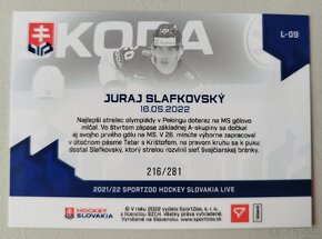 Hokejové kartičky HOKEJOVÉ SLOVENSKO 2024 - Juraj SLAFKOVSKÝ - 3