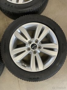 hliníkové disky kia r17, zimné pneumatiky 225/55r17 - 3