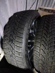 Zimná sada 4ks alu disky orig. MB 5x112 R18 pneu 215/55 R18 - 3