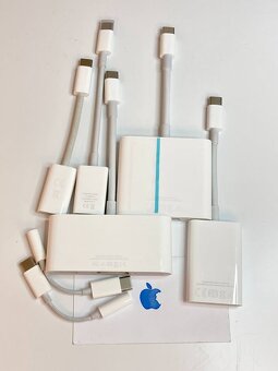  Originál APPLE redukcie / adaptéry USB-C to USB,HDMI,VGA, - 3