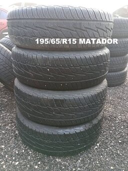 Zimne pneumatiky matador 195/65 r15 - 3