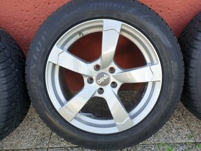 Alu disky DBV 5x112 R18 + Zimné pneu 235/55 R18 - 3