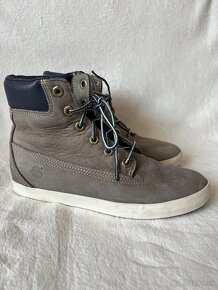 Damske kozene tenisky Timberland. Farba siva. Velkost 37. - 3