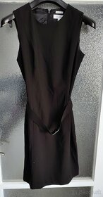 Čierne elastické šaty Calvin Klein S - 3