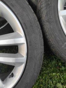 ALU disky OPEL 5X110 7J R17 + LETNÉ PNEU 225/45Z R17 - 3