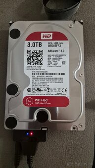 DISK 3 TB WD RED , vhodný pre NAS - 3