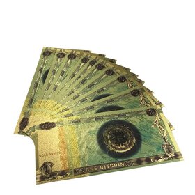 Originálna zberateľská pamätná bankovka - sada - 3