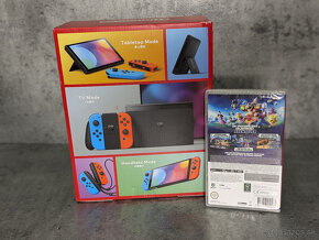 Nintendo Switch OLED 64GB + Super Mario Rabbids - 3