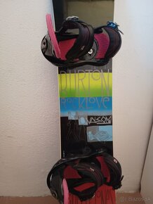 156 cm snowboard BURTON JEREMY JONES Rock love + viazko - 3