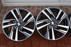 4x108 R16 Hlinikove disky Original Peugeot 208 - 3