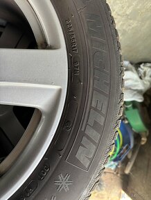 Alu disky Audi A4 + zimné Pneu 225/55R17 - 3