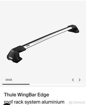 Octavia 4 thule wingbar edge - 3