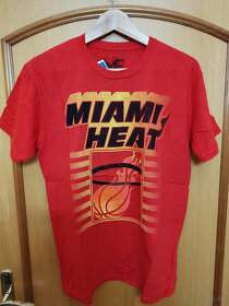 Tricko MIAMI HEAT red , velkost S , uplne nove s visackami - 3