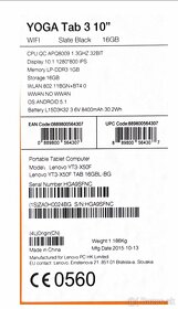 Tablet Lenovo Yoga 3 - 3