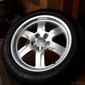 alu R17 5x112, zimné pneu 225/50, orig. Audi A5, ako NOVÉ - 3