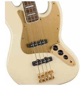 Fender Squier 40th Anniversary Jazz Bass Gold Edition LRL Ol - 3