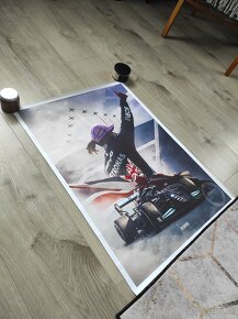 Lewis Hamilton poster, plátno 50x70, Max Verstappen - 3