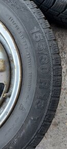 4x zimni pneu Barum Polaris 155/80 R13 vč.disku - 3