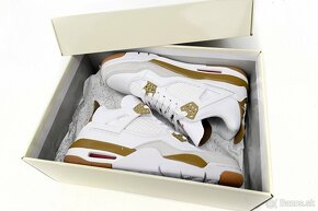 Nike jordan 4 White Brown - 3