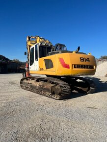 Pásový bager/rýpadlo Liebherr R914C+vibračne baranidlo Movax - 3