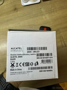 Alcatel 2000X Black – Telefón pre seniorov - 3