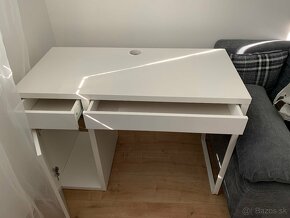 IKEA MICKE písací stôl 105x50 biely - 3